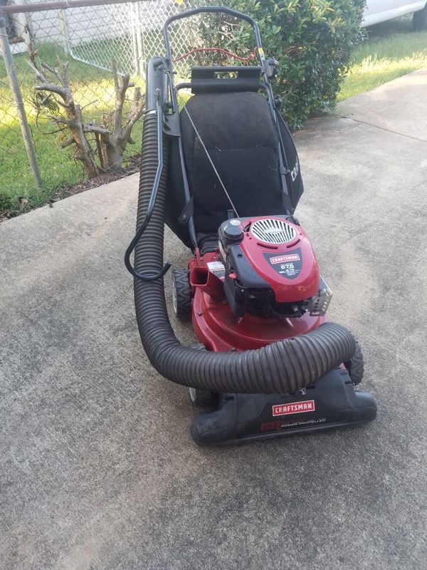 Craftsman 4 in 1 self propelled leaf vacuum, chipper, shredder, blower