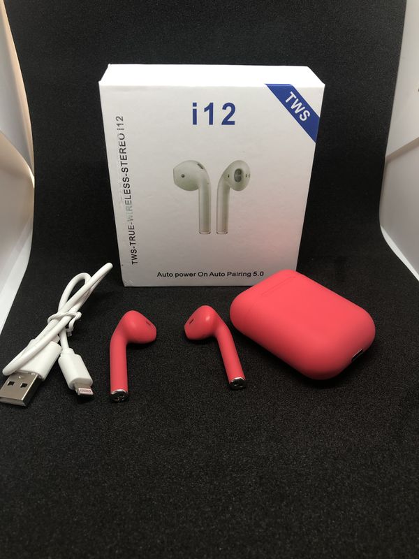 New i12 tws wireless Bluetooth headphones earbuds