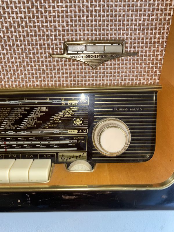 German Vintage tube shortwave radio Emud Rekord Senior for Sale in ...