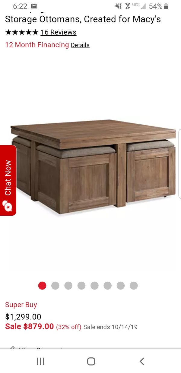 Lazy Boy Coffee table with storage ottomans for Sale in Anaheim, CA
