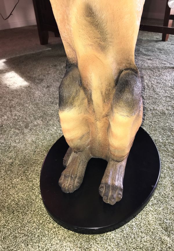 dog butler statue for sale