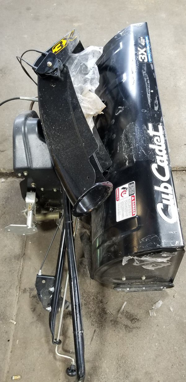 Cub Cadet 42" snow blower attachment for Sale in Warren, RI OfferUp