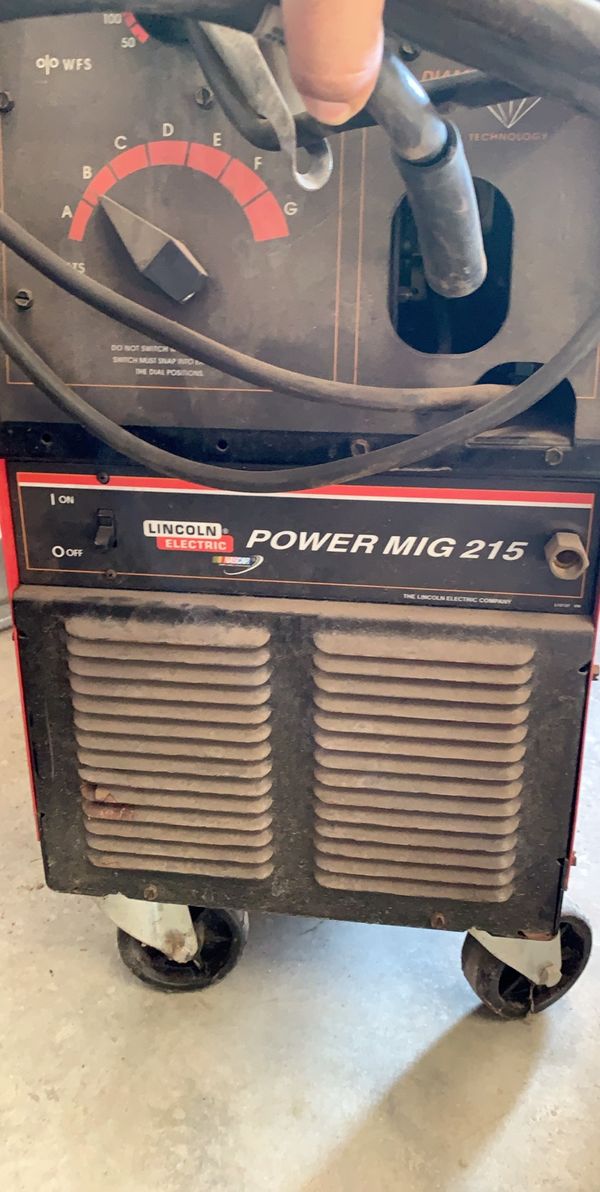 MIG Welder Lincoln Electric Power MIG 215 for Sale in Houston, TX OfferUp