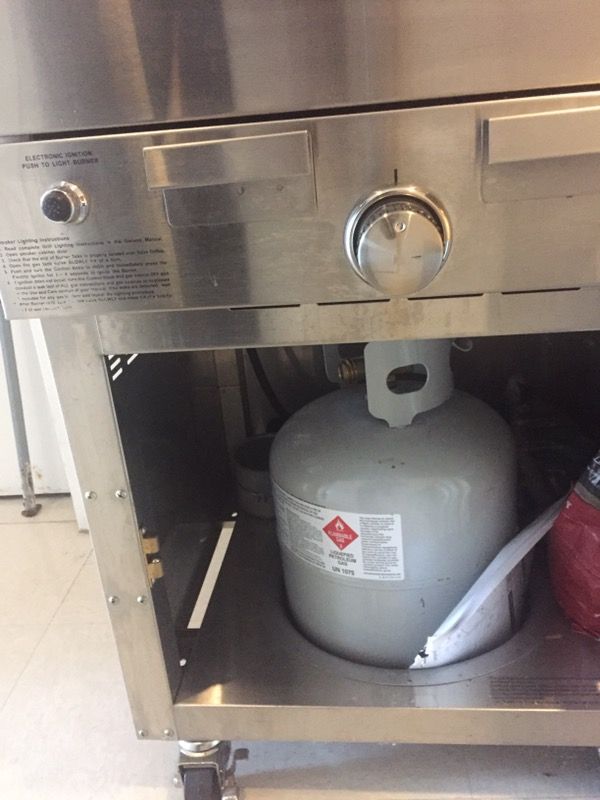 Smoker Members Mark wood chips smoker propane base for Sale in Itasca