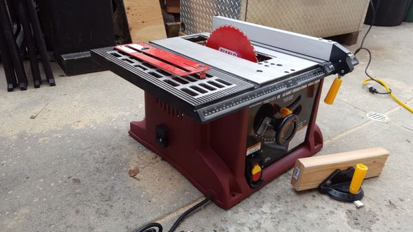 Chicago Electric 10 in., 15 Amp Benchtop Table Saw for ...
