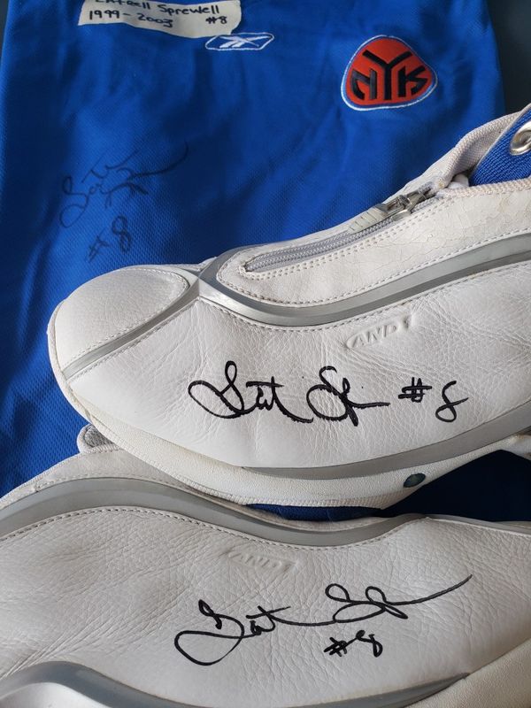 latrell sprewell and 1 shoes