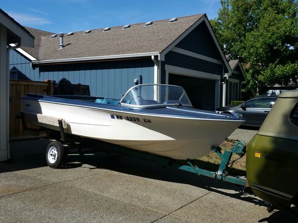 16 ft Fiberform boat with Mercury 650, 65HP Four motor for Sale in ...