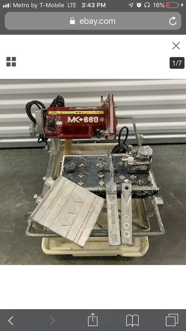 Mk 660 Tile saw for Sale in Collingdale, PA - OfferUp