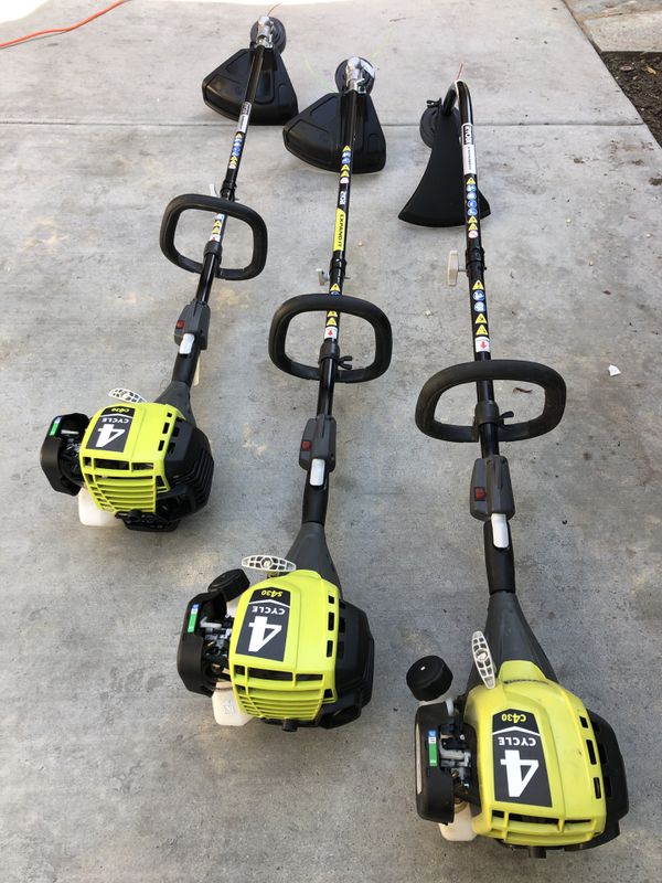Ryobi 4 cycle weed wacker/eater new/used for Sale in San