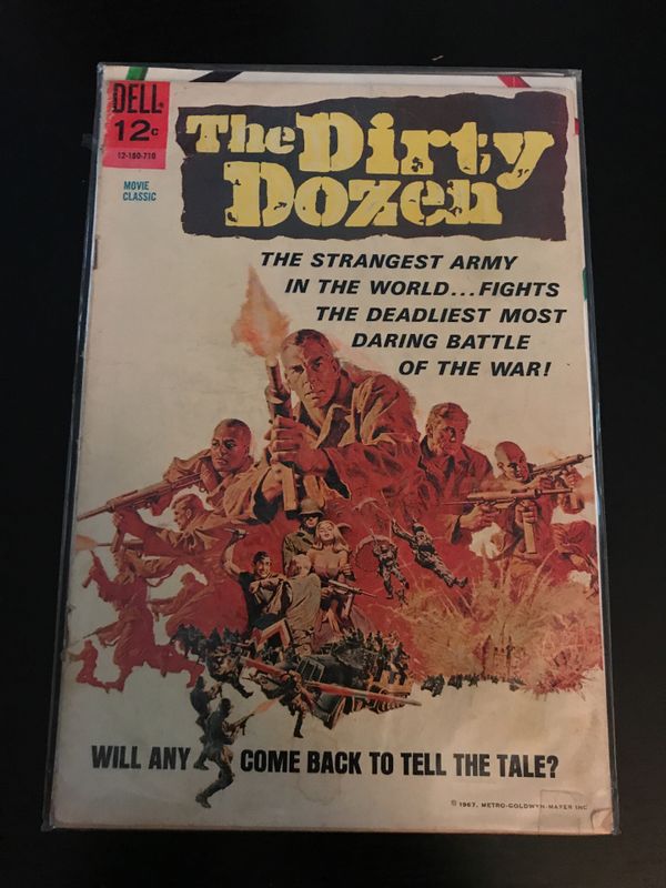 Download Vintage 1967 Dell Comic Book The Dirty Dozen for Sale in Miami, FL - OfferUp