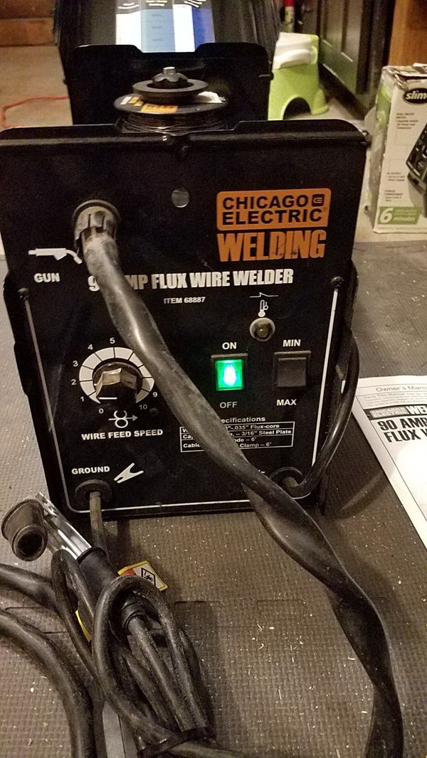 chicago electric 90 amp flux wire welder