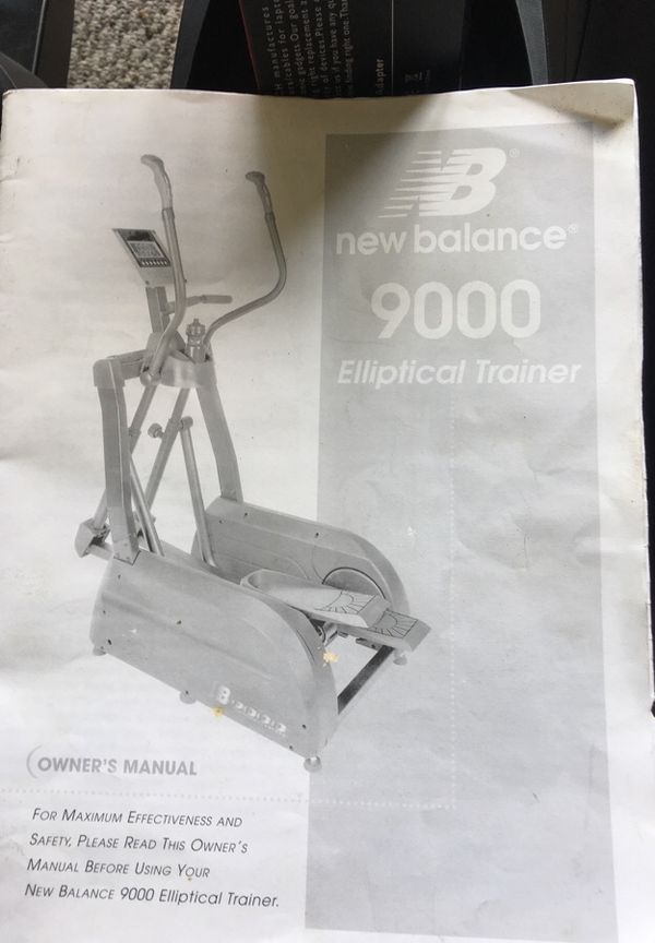 new balance 9000 elliptical trainer