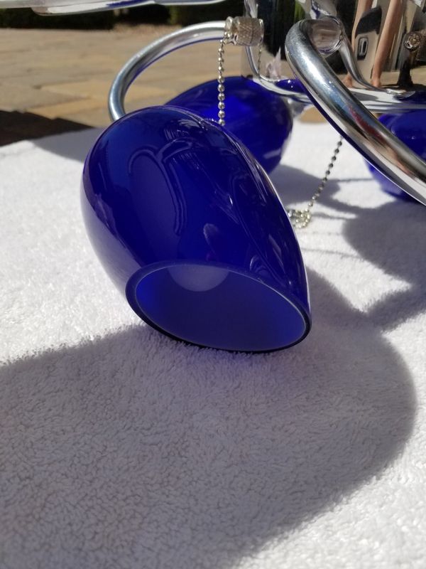 Harbor Breeze 52" ceiling fan blue for Sale in Litchfield Park, AZ