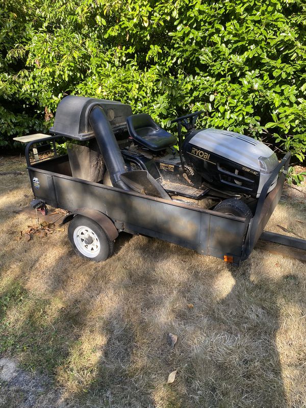 Trailer and Riding Lawn Mower Package for Sale in Bellevue, WA OfferUp