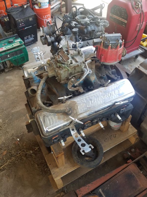 Small block Chevy engine 350. SBC runs awesome! Very strong motor. for ...