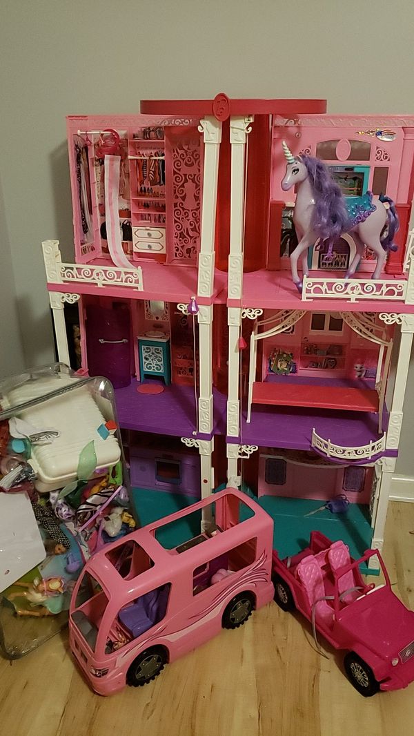 luxury barbie house