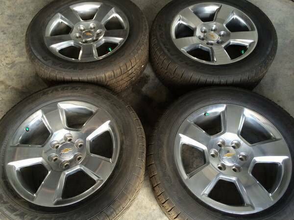 20” Chevy Texas Edition Rims And Tires 6 Lug Wheels 20s 20 Rines y ...