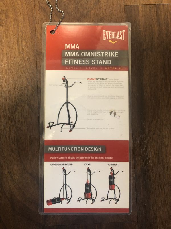 Everlast Punching Bag Stand Set Up Literacy Basics