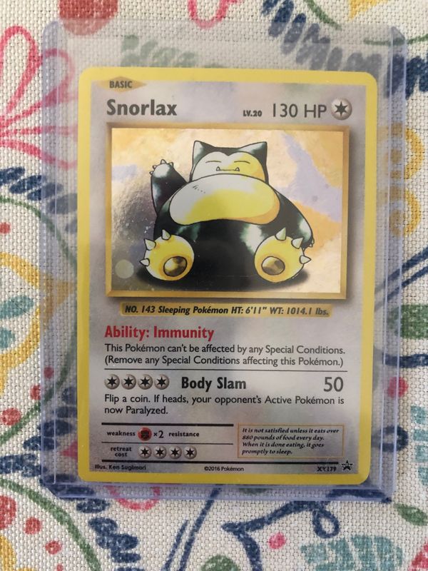 jumbo snorlax card