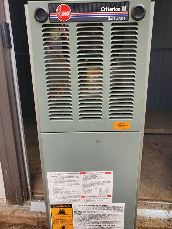 Rheem Criterion 2 gas furnace for Sale in Escondido, CA - OfferUp