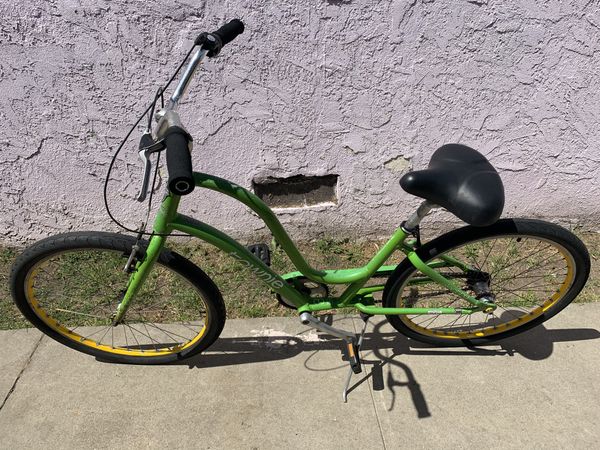 green townie bike