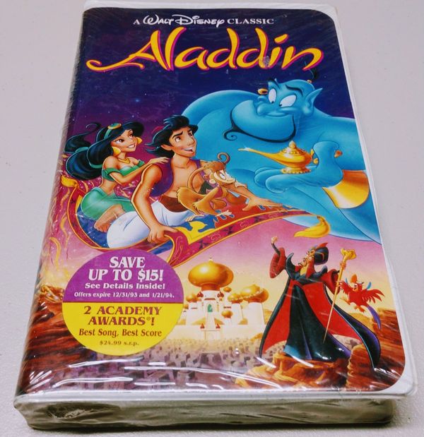 Aladdin Movie VHS