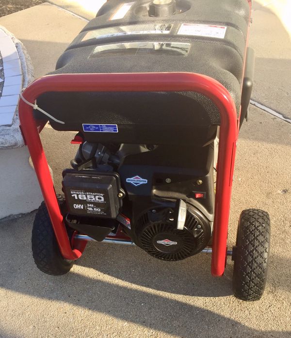 Husky 6250 Gas Power Generator W/5000 Watts. Portable/Emergency Back Up