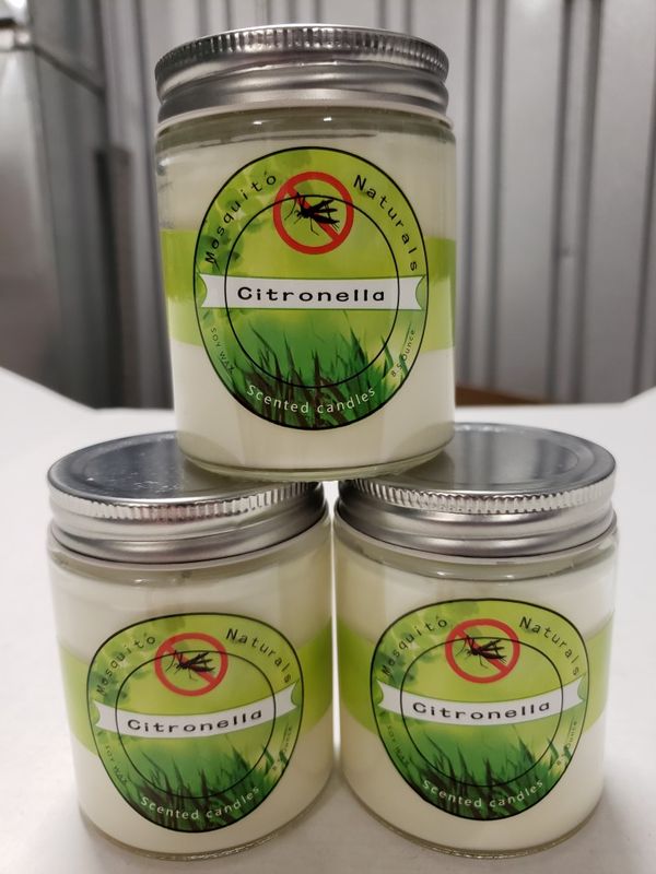 New Citronella Candles Mosquito Repelling 3 Pack for Sale in Riverview