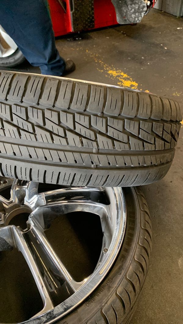 20 inch rims with 95 tire life one of the rims are slightly bent