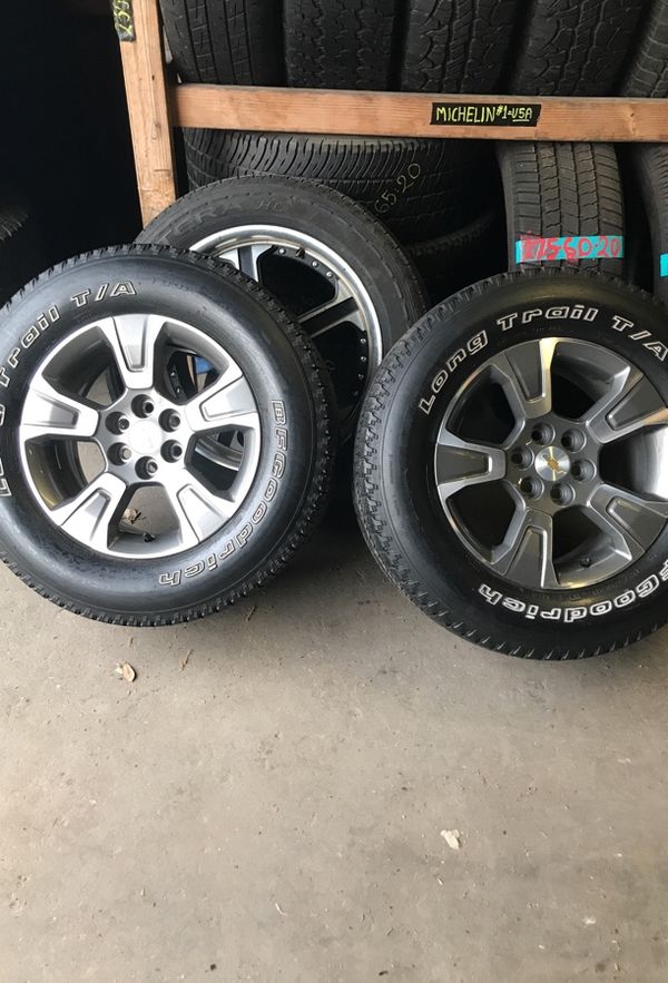 Chevrolet Colorado Rims with BF Goodrich 275/60/R17 tires for Sale in