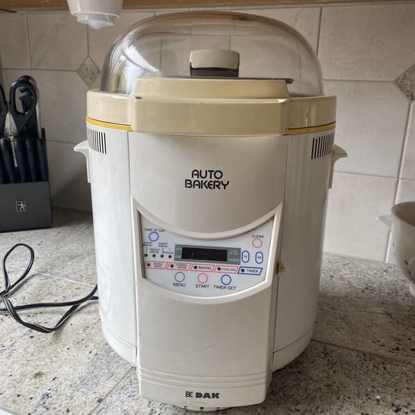 DAK Auto Bakery Bread Machine Maker Glass Dome Lid Round Loaf Model FAB