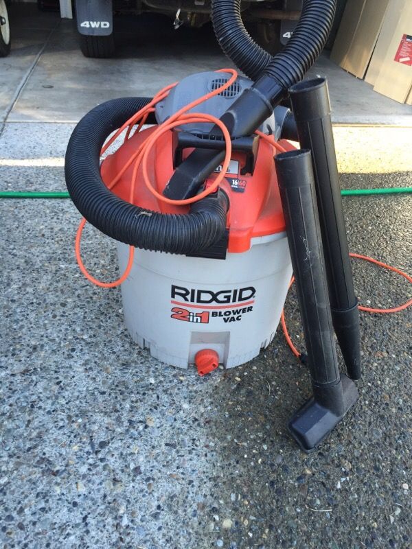 Rigid 2 in 1 Blower Shop Vac Vaccuum for Sale in Kent, WA OfferUp