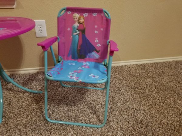 disney frozen table & chair set