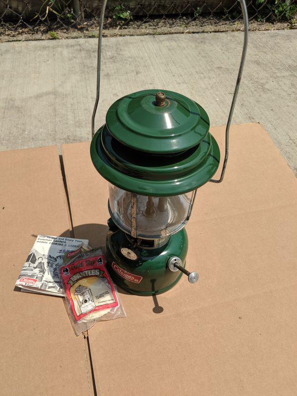 Vintage Coleman White Gas Lantern with Mantels for Sale in Elk Grove