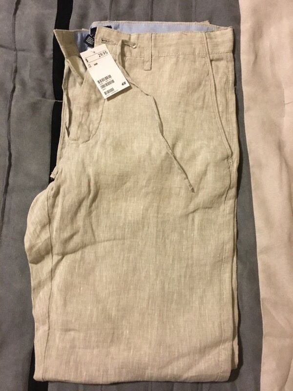 h&m linen pants