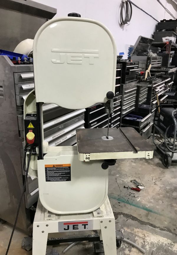 Jet wood working band saw model jwbs140s carpentry fabrication for Sale in Dania Beach, FL