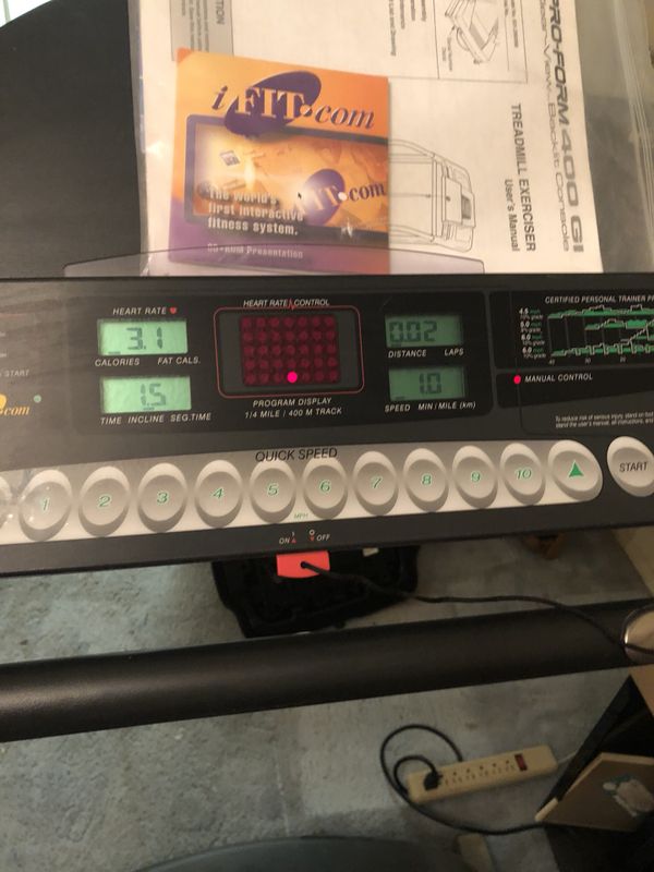 TREADMILL PROFORM 400 GI for Sale in Sun City West, AZ OfferUp