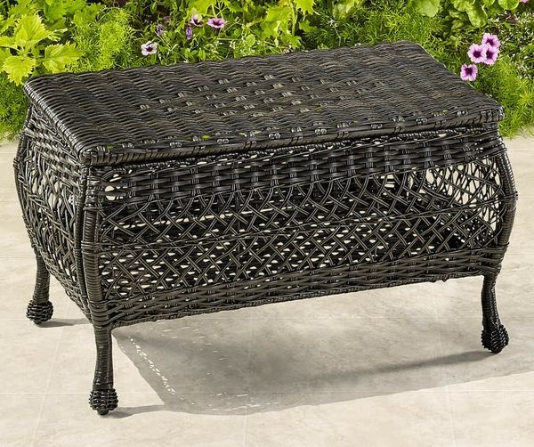 Wilson Fisher Westwood All Weather Wicker Storage Coffee Table For Sale In Conyers Ga Offerup