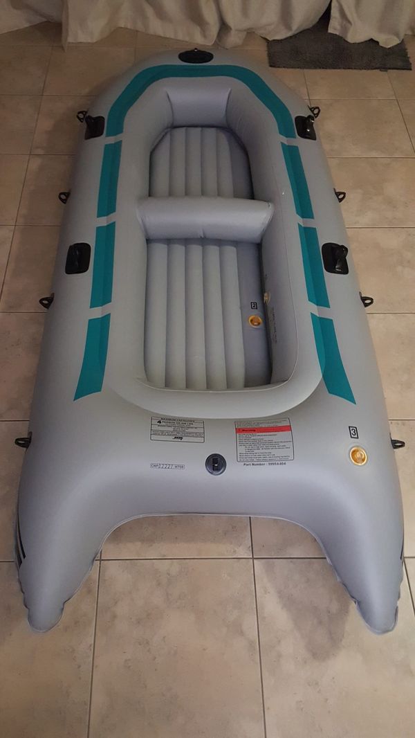 4-Person Inflatable Boat With Oars - Coleman Colossus For Sale In Fort ...