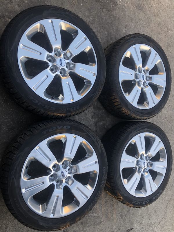 Very good condition! 22” Ford F150 Limited Rims And Pirelli Tires 6x135 ...