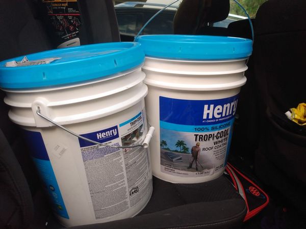 Henry 100 Silicone Tropi cool White Roof Coating For Sale In Medford henry-100-silicone-tropi-cool-white-roof-coating-for-sale-in-medford
