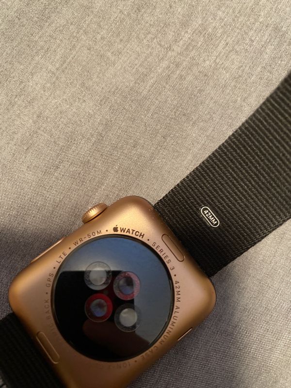 apple watch 3 gps cellular rose gold