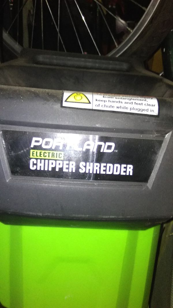 Portland Electric Chipper/Shredder for Sale in Eugene, OR - OfferUp