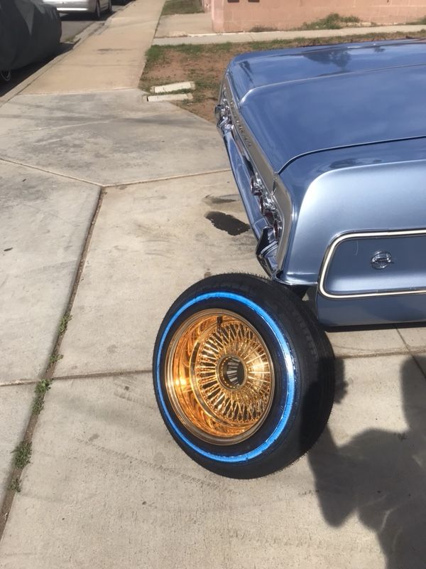 Brand New 13x7 all gold zenith wheels with premium sportway 520s. for Sale in San Diego, CA