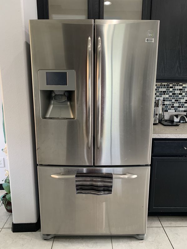 GE Profile French Door Touch Screen refrigerator, fridge for Sale in ...