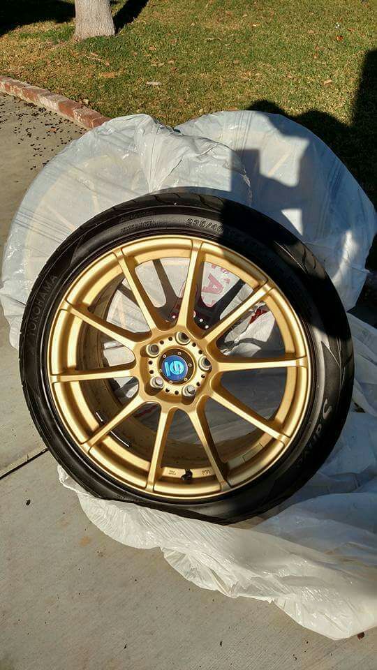 Sparco Assetto Gara Gold Wheels 18x8 5x114.3 for Sale in Camarillo, CA