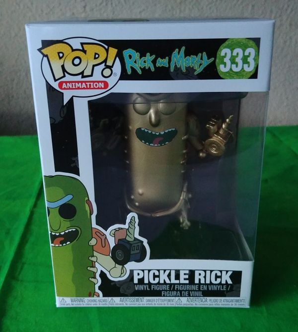 pickle rick pop glow in the dark