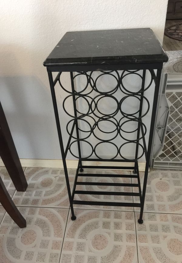 Pier one marble wine rack for Sale in San Antonio, TX OfferUp
