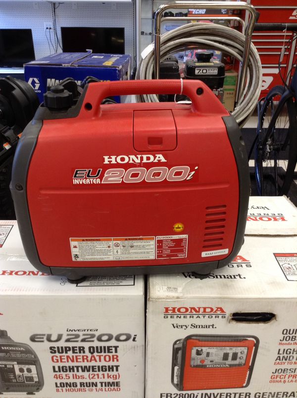 HONDA EU 2000i INVERTER GENERATOR for Sale in Denver, CO - OfferUp