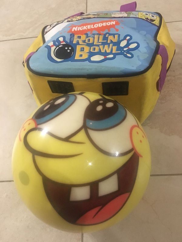 Nickelodeon Sponge Bob SpongeBob Square Pants Bowling Ball Kids 8 lbs